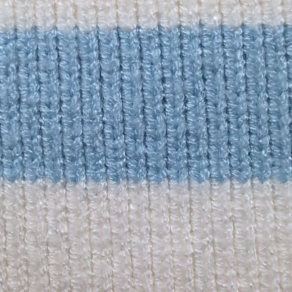 Sincerely Jules Nwot Baby  Blue Polo Stripe  Sweater Xl - Picture 4 of 10